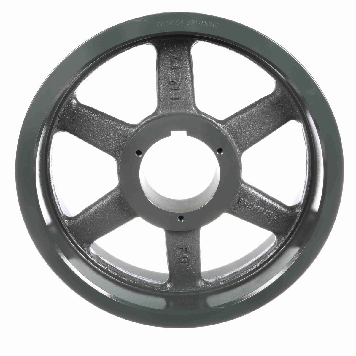 Browning 6 Groove Cast Iron Bushed Bore Multiple Sheave - 6B5V154