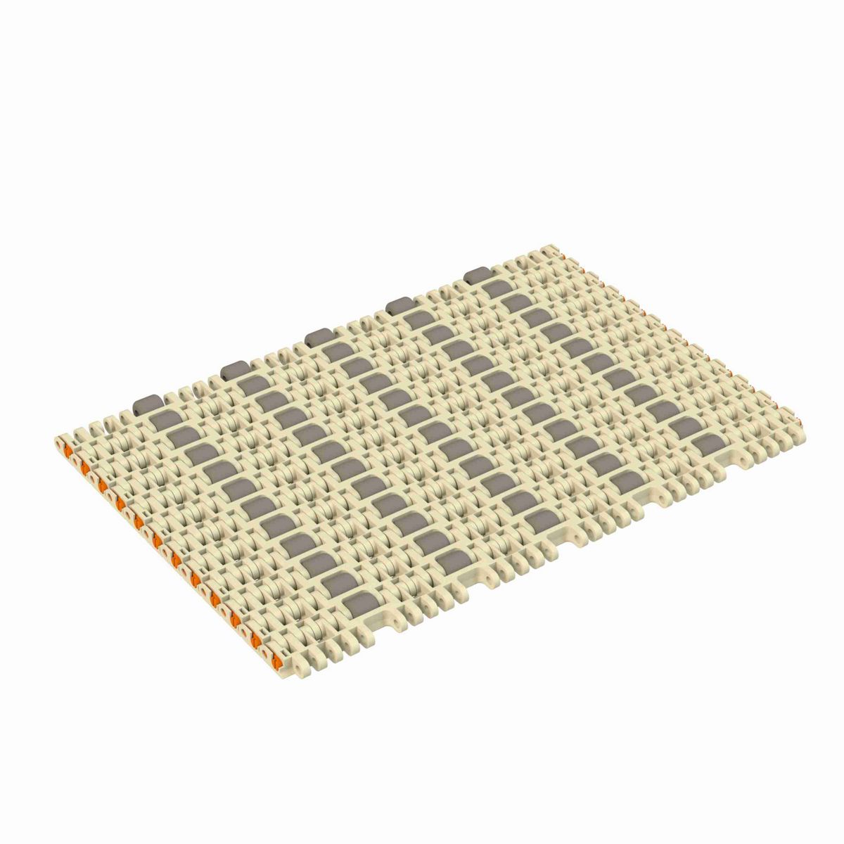 Rexnord 7743 Straight Running Low Backline Pressure, Material: Beige High Temperature, Width: 12in, Pitch: 1in - 81441723