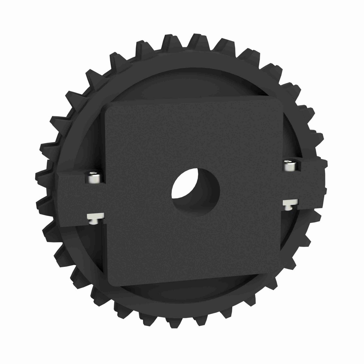 Rexnord 1500 Series Split Molded Nylon Sprocket with 32 Teeth and 1in Round Idler Bore - 614-181-7