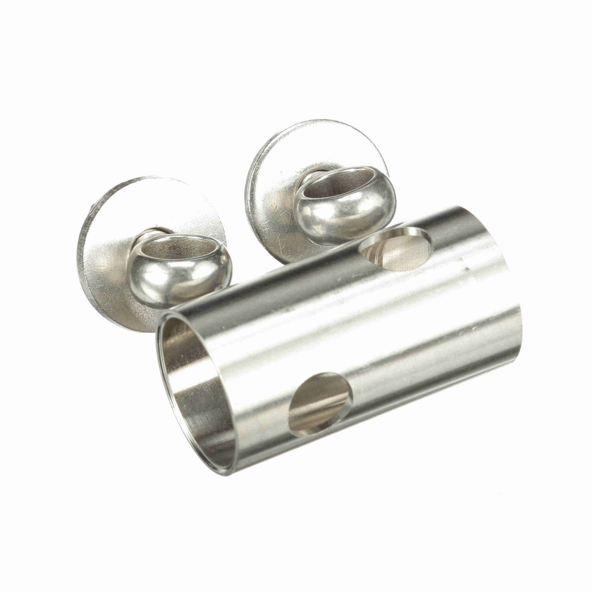 System Plast Cross Block for 1/2-in round x 1/2-in round w/ 2 Nuts - VG-621SNN-12-12