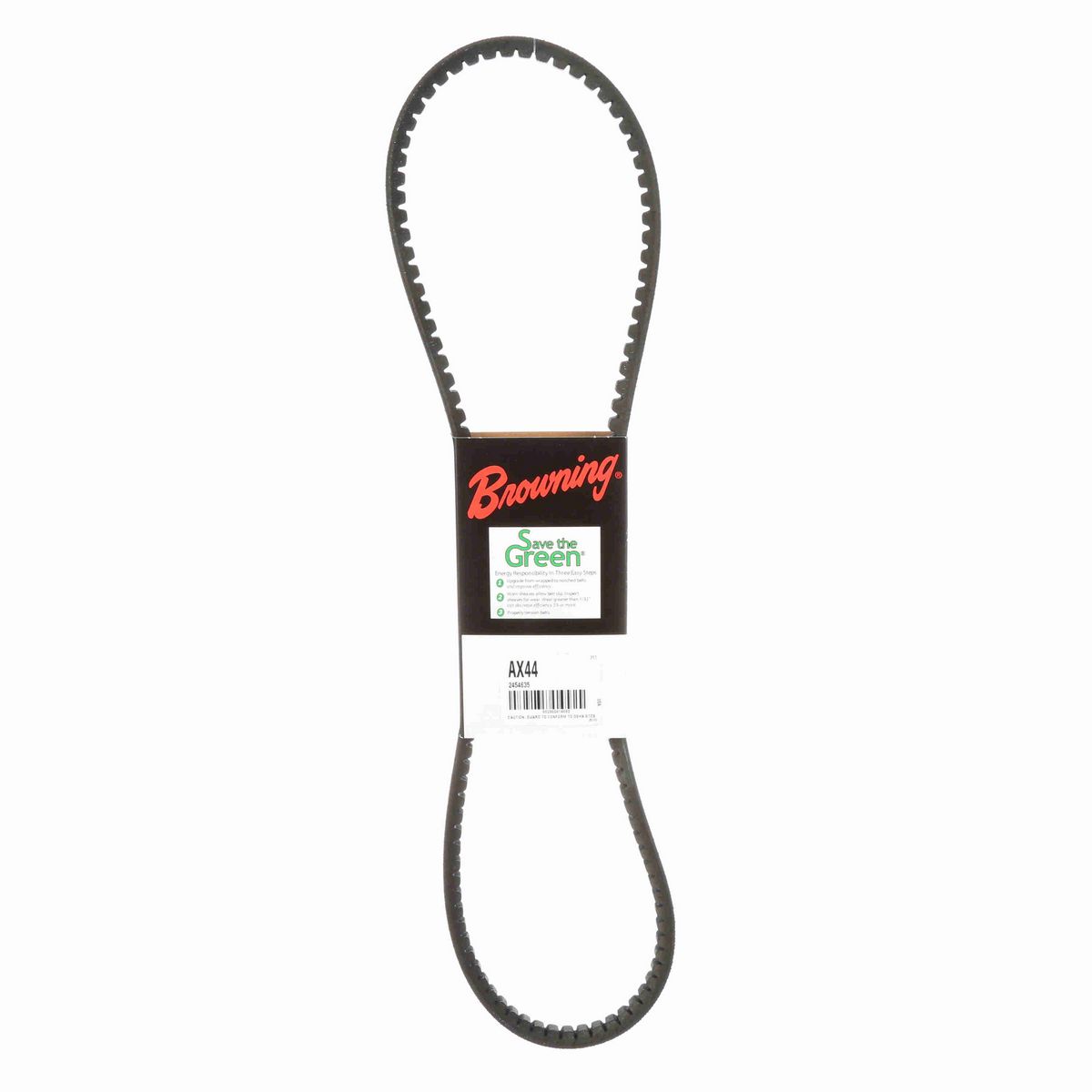 Browning EPDM Notched Belt 98% Efficient - AX44