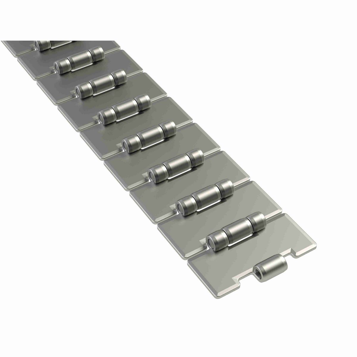 Rexnord 8811X M Side-flexing Solid Top, Material: 0, Width: 3.3in, Pitch: 1.5in - 767.09.84