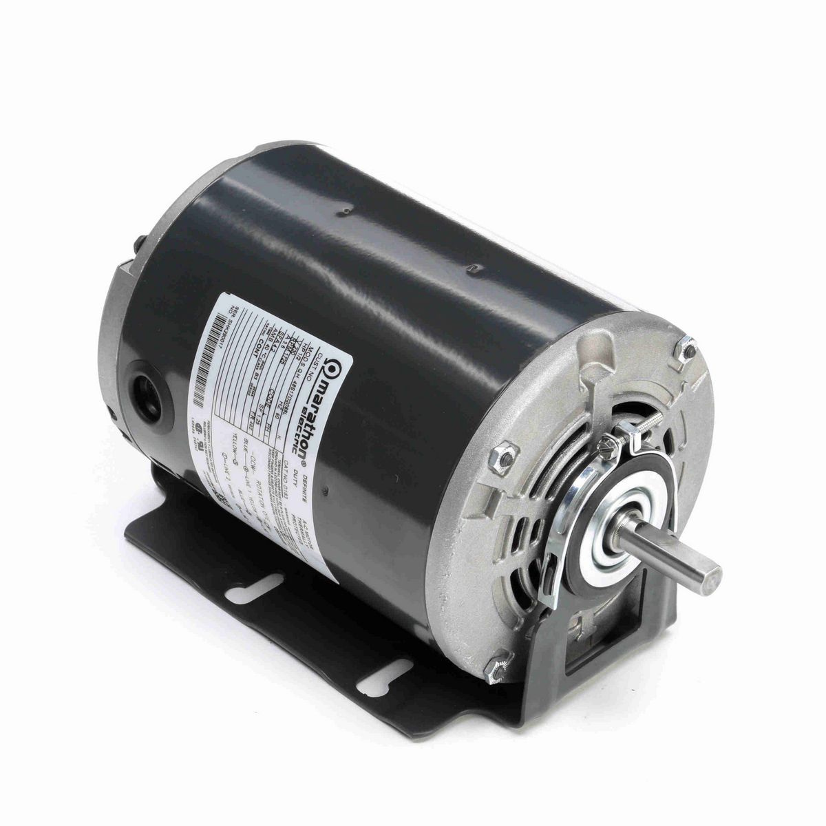 LEESON Fan and Blower Motor, 0.50 HP, 1 Ph, 60 Hz, 230 V, 1800 RPM, 48Z Frame, DP - D163