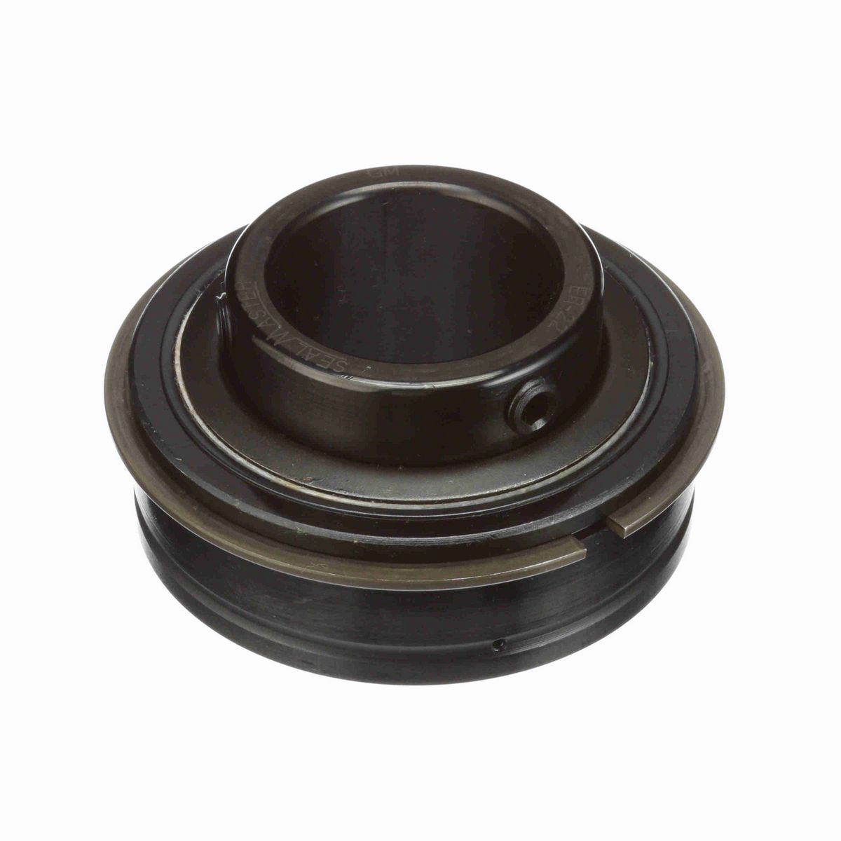 Sealmaster Mounted Insert Only Ball Bearing - 52100 Bearing Steel, Black Oxided - Setscrew Lock - ER-22