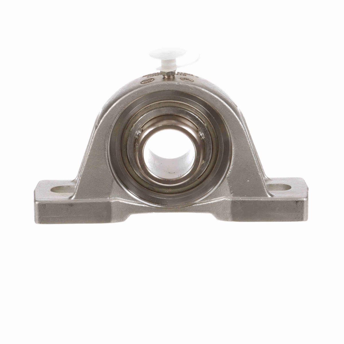 Sealmaster Mounted Stainless Steel Two Bolt Pillow Block Ball Bearing - 52100 Bearing Steel, Phosphorus Nickel Coated - Concentric Lock - Corrosion Resistant - CRPS-PN16T