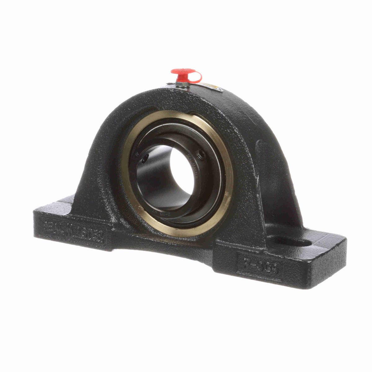 Sealmaster Mounted Cast Iron Two Bolt Pillow Block Ball Bearing - 52100 Bearing Steel, Black Oxided - Setscrew Lock - High Temperature - EMP-31 HT