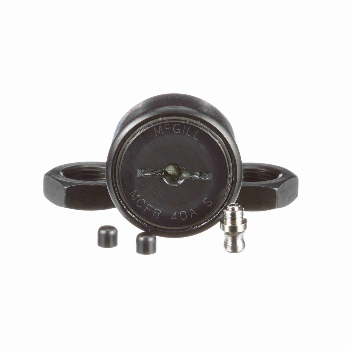 Опорный ролик с цапфой McGill CAMROL MCFR 40A S, бочкообразный, с уплотнением, со шлицем под отвёртку, метрический