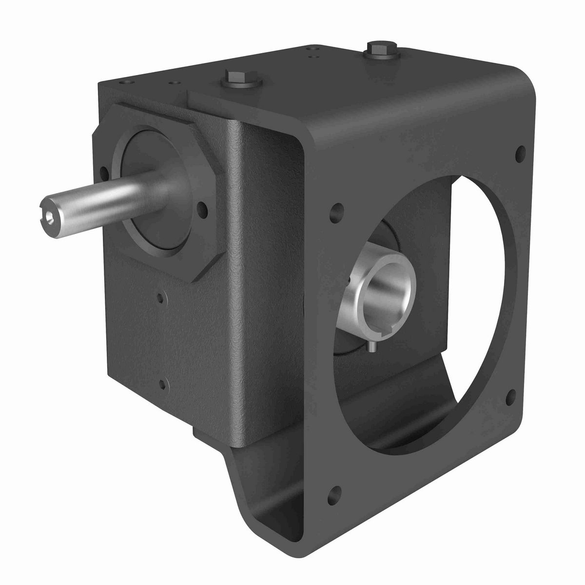 Hub City PowerCubeX Worm Gear Reducer Cast Iron Single-Reduction Worm Reducer - 183 5/1 R WR .938