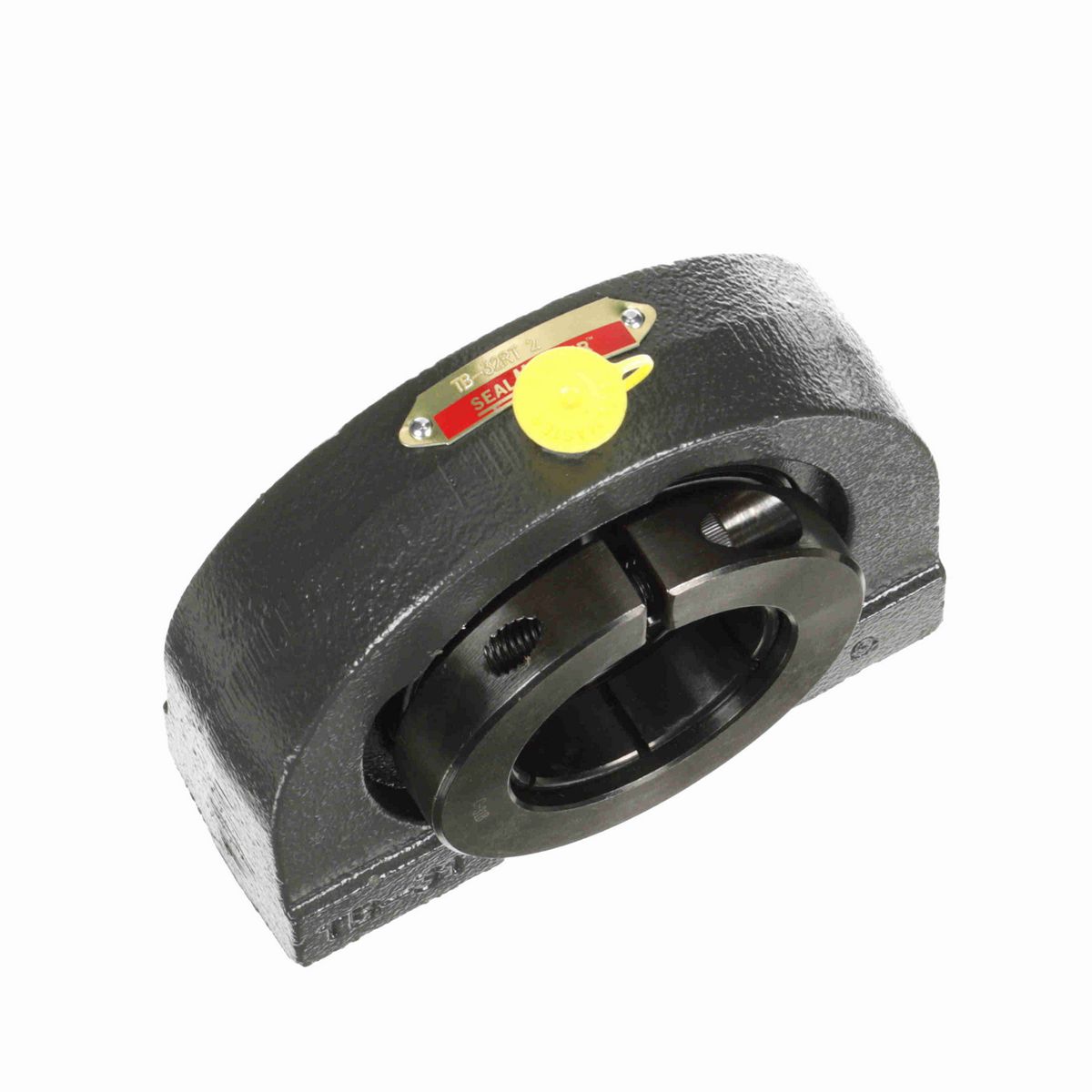 Sealmaster Mounted Cast Iron Tapped Base Pillow Block Ball Bearing - 52100 Bearing Steel, Black Oxided - Concentric Lock - TB-32RT