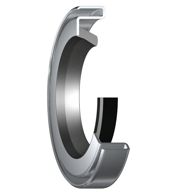 Манжетное уплотнение с металлическим корпусом и однокромочным уплотнением, для пластичной смазки SKF 16065