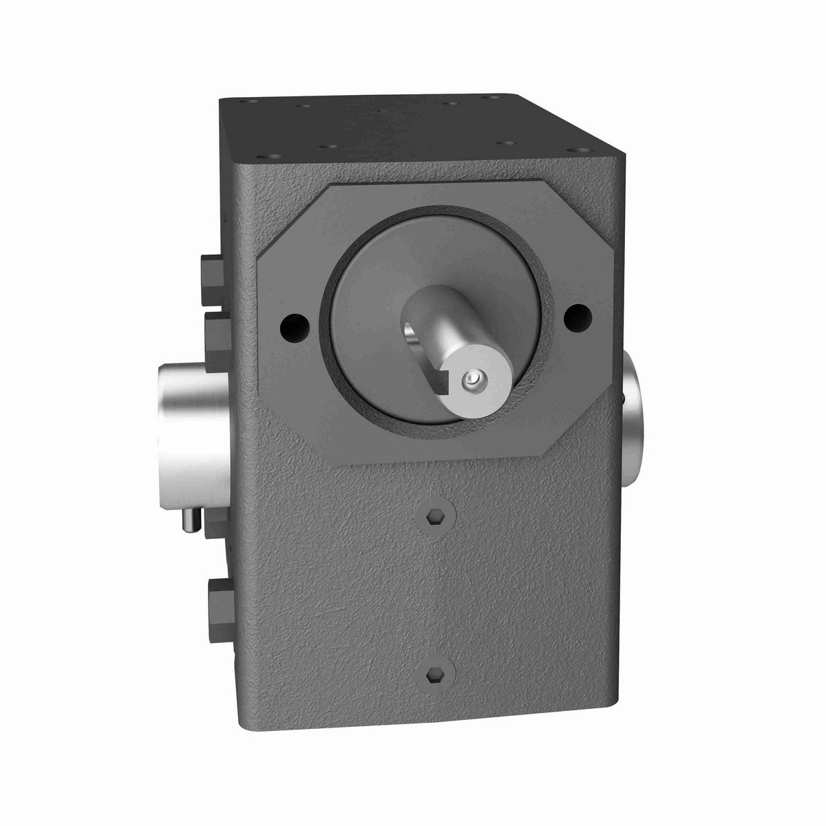 Hub City PowerCubeX Worm Gear Reducer Cast Iron Single-Reduction Worm Reducer - 182 7.5/1 A WR 1.000