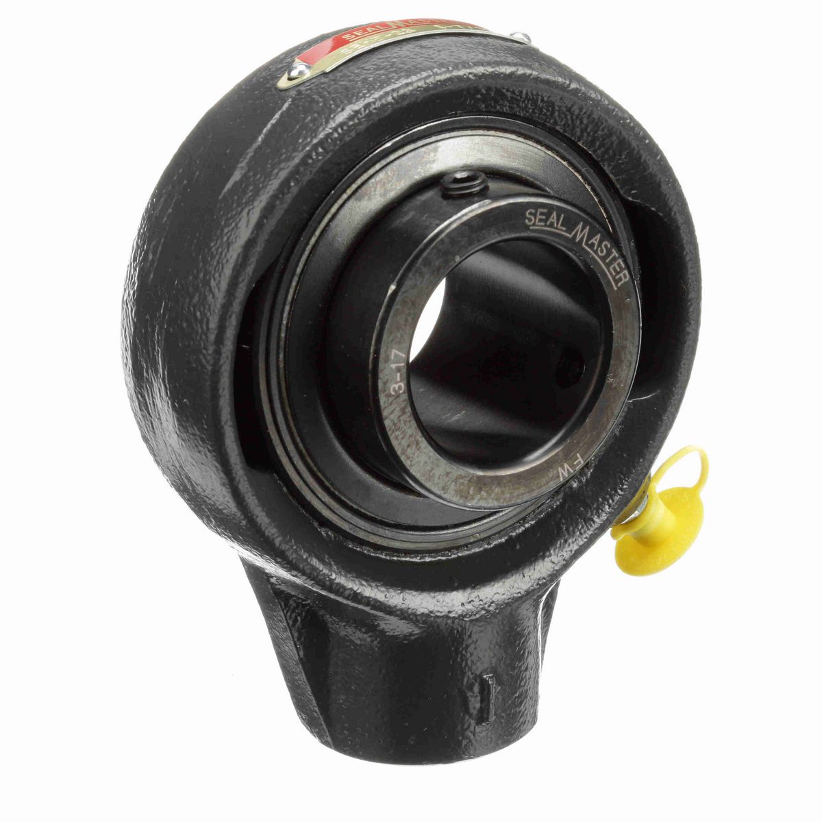 Sealmaster Mounted Cast Iron Hanger Unit Ball Bearing - 52100 Bearing Steel, Black Oxided - Setscrew Lock - SEHB-23