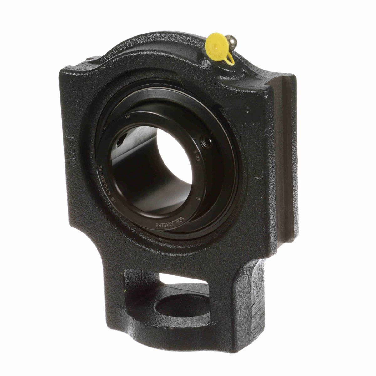 Sealmaster Mounted Cast Iron Wide Slot Take Up Ball Bearing - 52100 Bearing Steel, Black Oxided - Setscrew Lock - ST-40