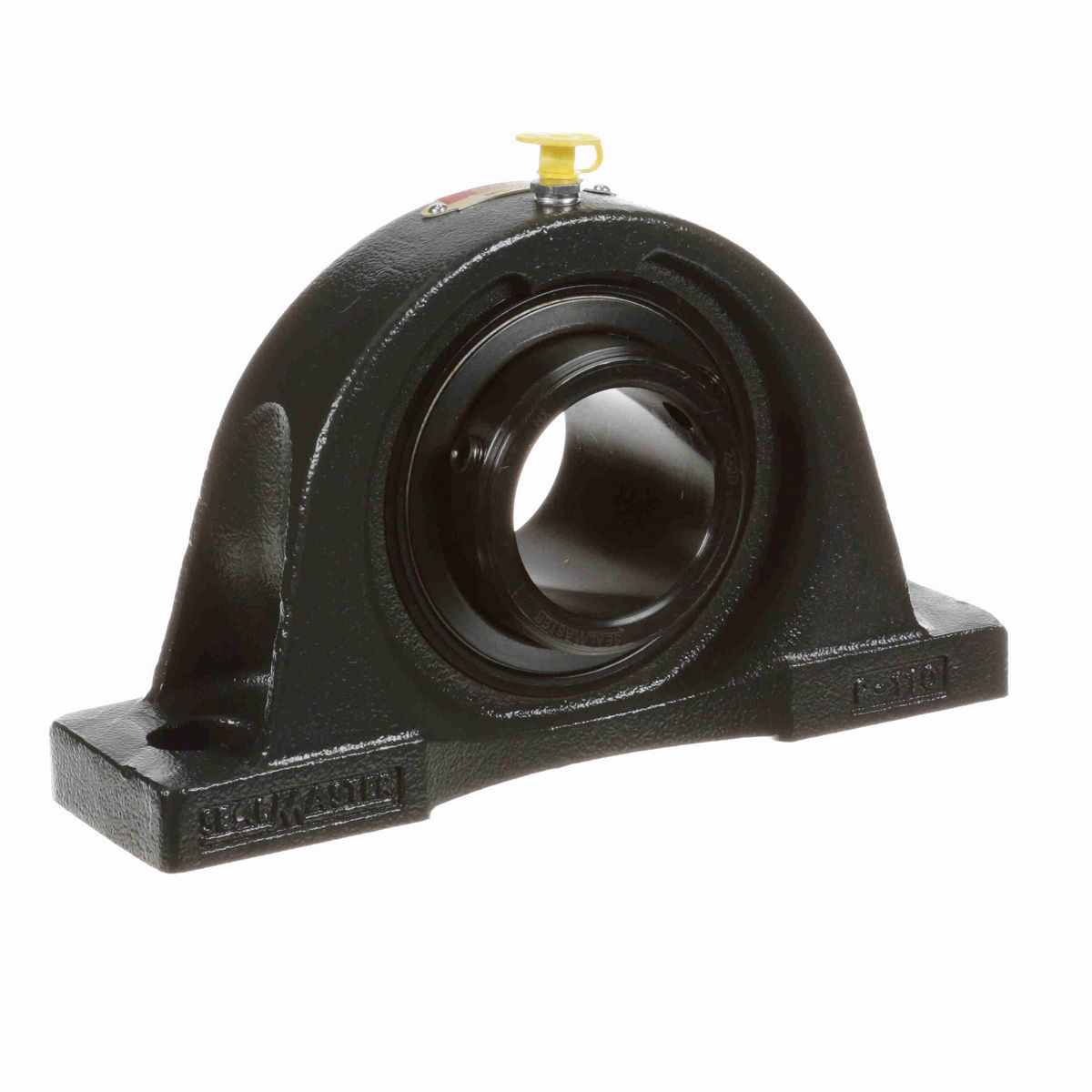 Sealmaster Mounted Cast Iron Two Bolt Pillow Block Ball Bearing - 52100 Bearing Steel, Black Oxided - Double Setscrew Lock - NPD-32