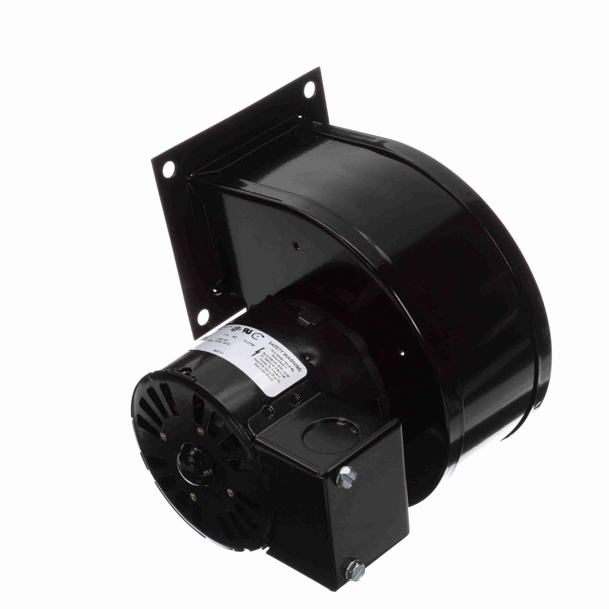 FASCO Rectangular Outlet Shaded Pole OEM Replacement Centrifugal Blower, 115 Volts, Flange: Yes - B75