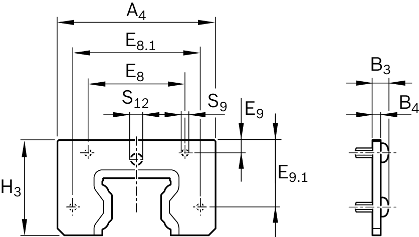 Уплотнение FKM для шариковых рельсовых систем Bosch Rexroth 65 (FKM) [R161962030]