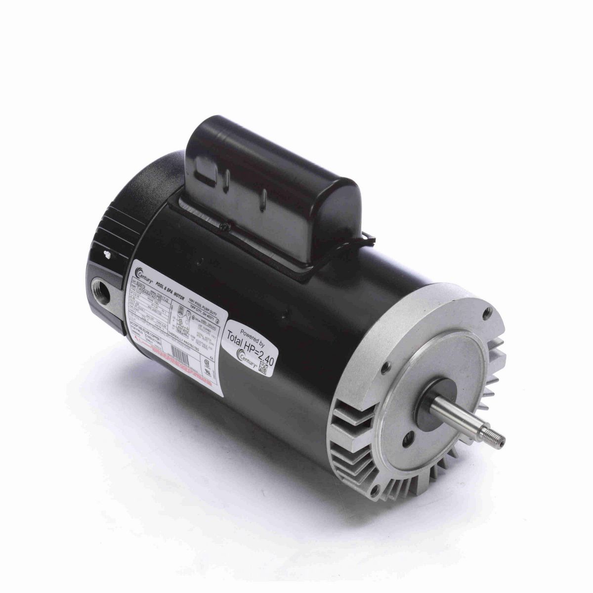Century Pool Pump Motor, 2.0/.25 HP, 1 Ph, 60 Hz, 230 V, 3600 RPM, Y56J Frame, DP - B2979
