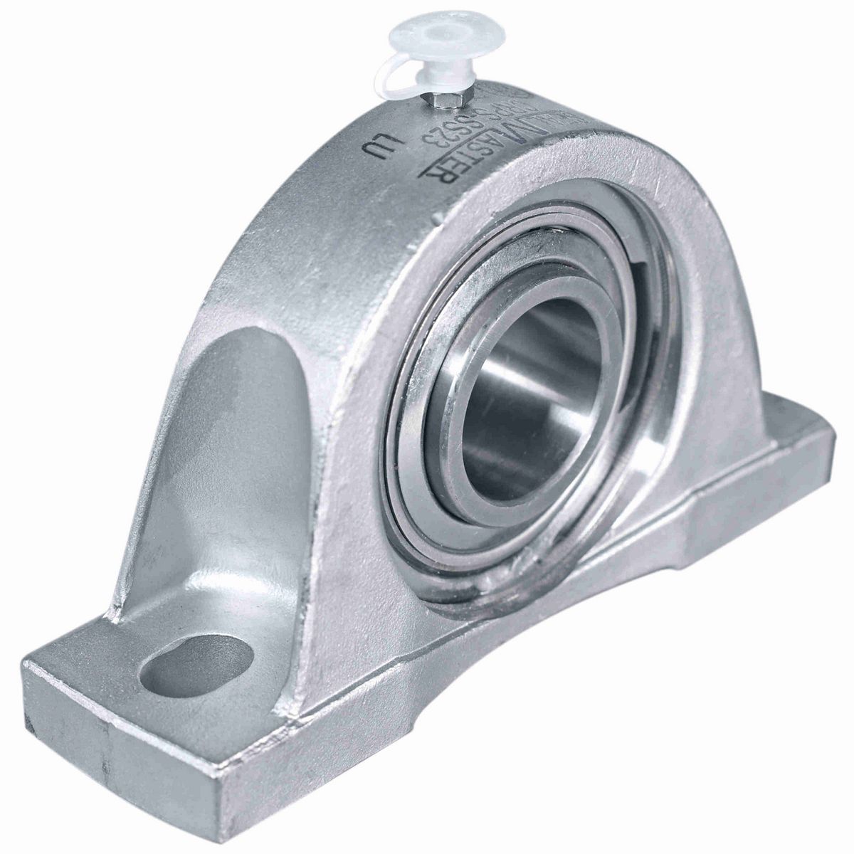 Sealmaster Mounted Stainless Steel Two Bolt Pillow Block Ball Bearing - 440C Stainless Steel - SS Setscrew Lock - Corrosion Resistant - CRPS-SS19