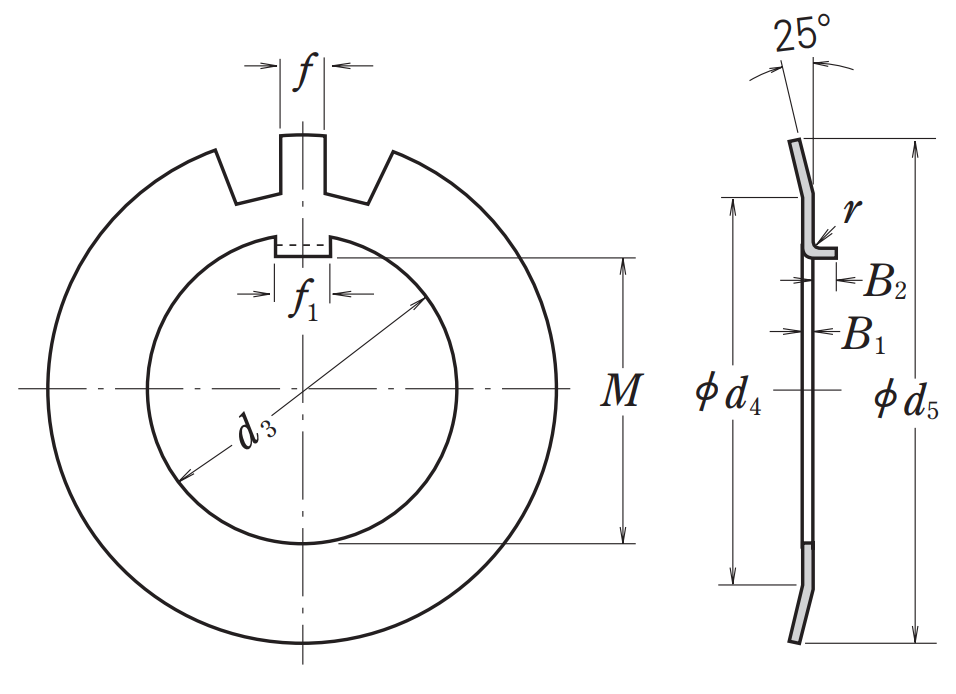 Стопорная шайба NSK AWL30
