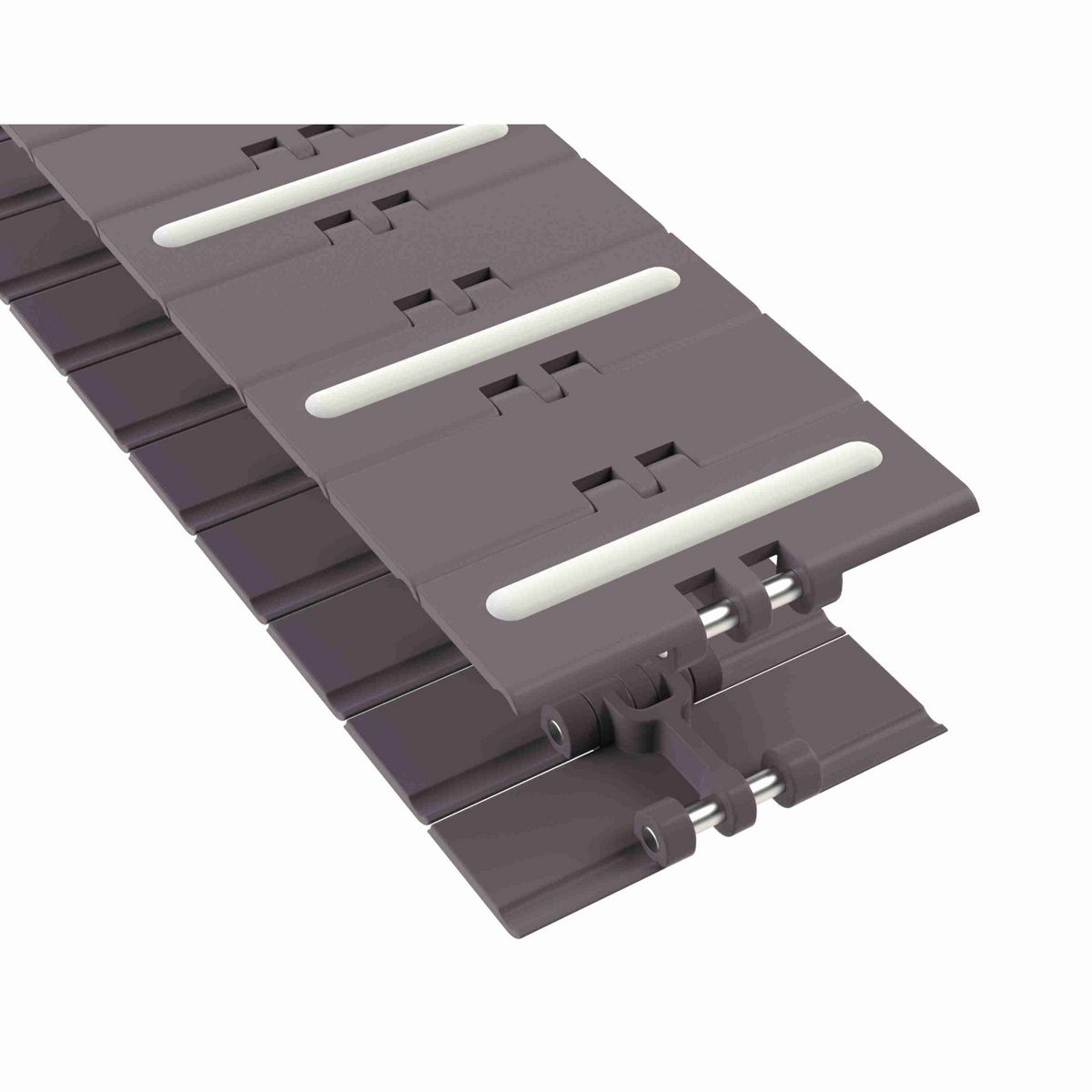 Rexnord 820 RubberTop Straight Running RubberTop®, Material: Brown High Performance, Width: 4.5in, Pitch: 1.5in - 81418892