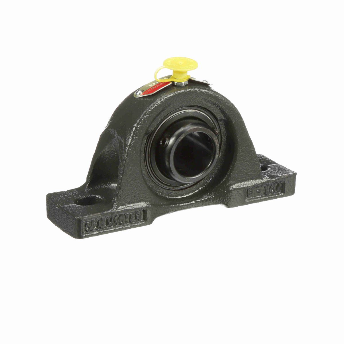 Sealmaster Mounted Cast Iron Two Bolt Pillow Block Ball Bearing - 52100 Bearing Steel, Black Oxided - Setscrew Lock - NP-205