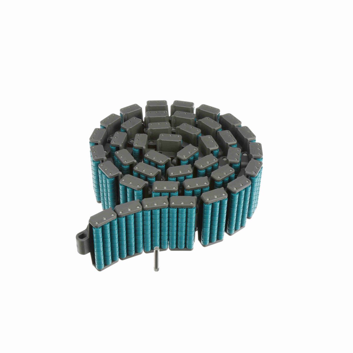 System Plast 879M LBP Side-flexing Low Backline Pressure, Material: Gray Low Friction, Width: 3.25in, Pitch: 1.5in - LFG879LBP-M-K325