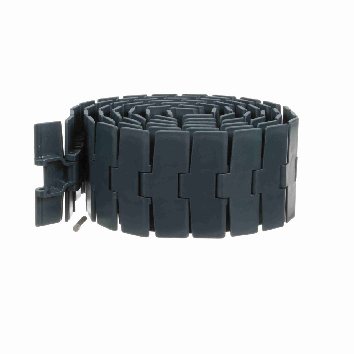 System Plast 879M Side-flexing Solid Top, Material: NG evo (Gray Blue), Width: 4.5in, Pitch: 1.5in - NGE879M-K450