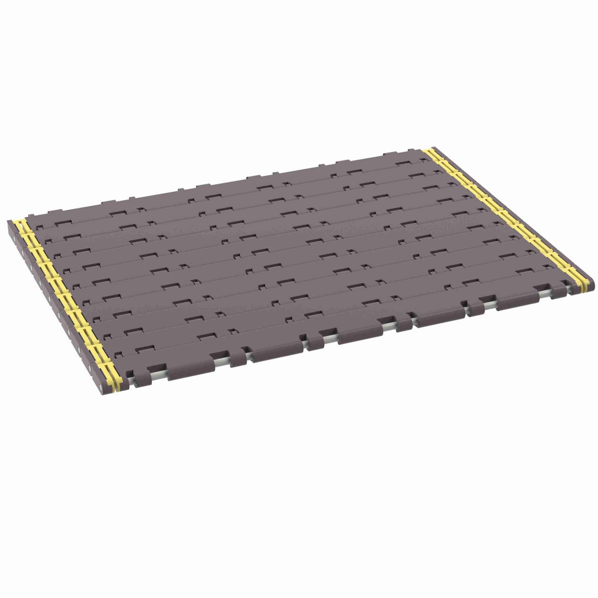 Rexnord 7956NT Side-flexing Flush Grid, Material: Brown High Performance, Width: 18in, Pitch: 1.25in - 81450721