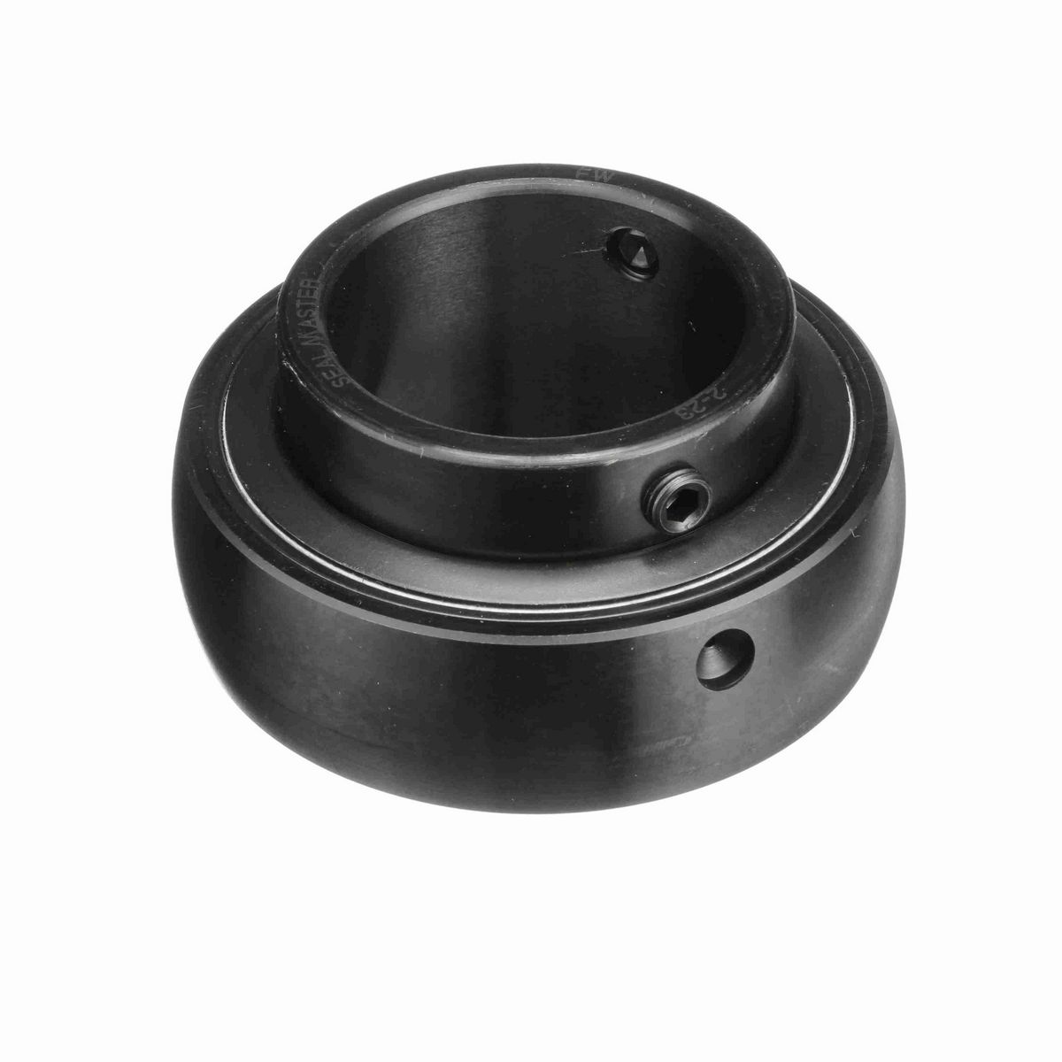 Sealmaster Mounted Insert Only Ball Bearing - 52100 Bearing Steel, Black Oxided - Setscrew Lock - 2-23