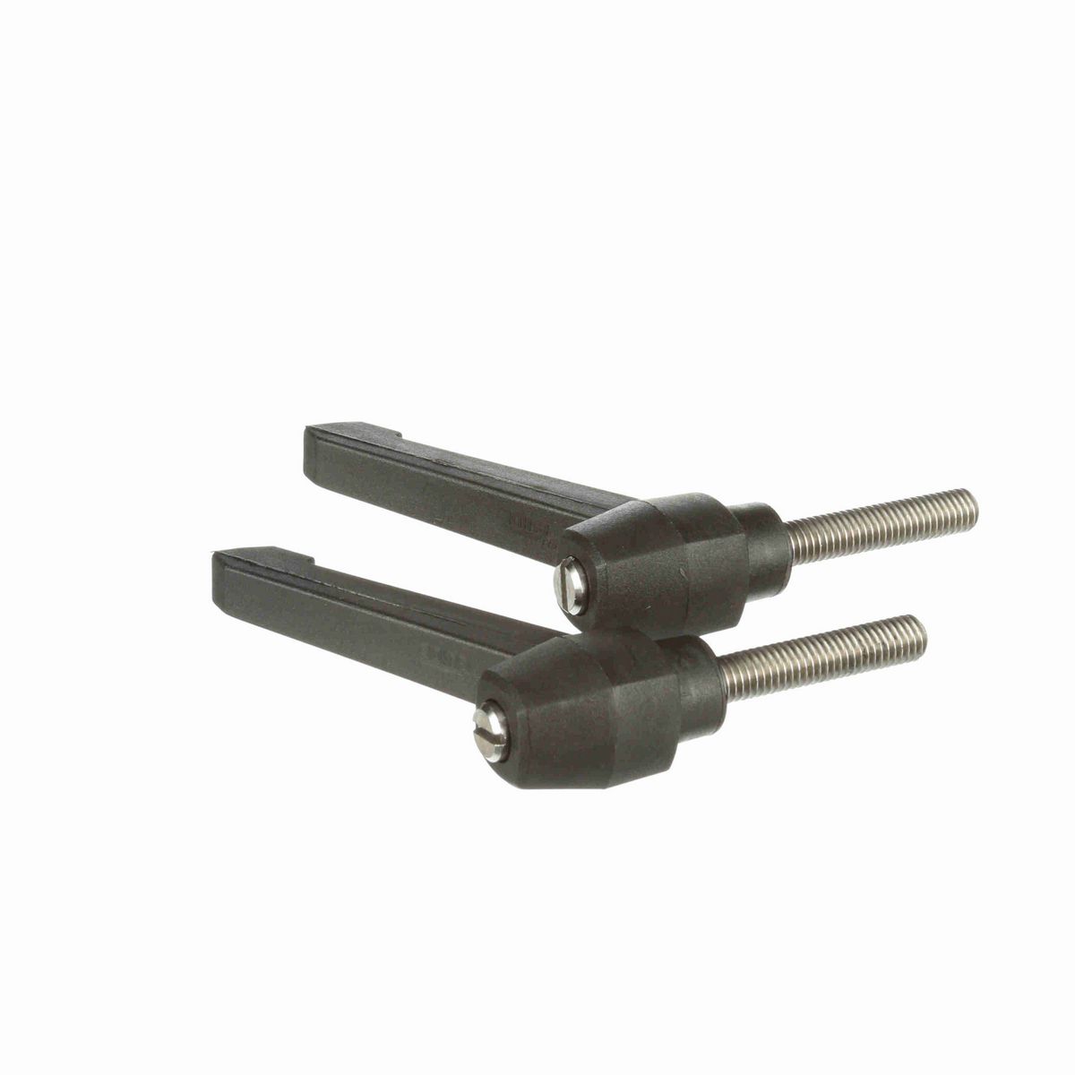 System Plast Ratchet Handle (Male); Thread: 3/8-16, Handle Length: 3.13-in Stud Length: 1.97-in, Color: Black - RH-30-BK-MS3816-50