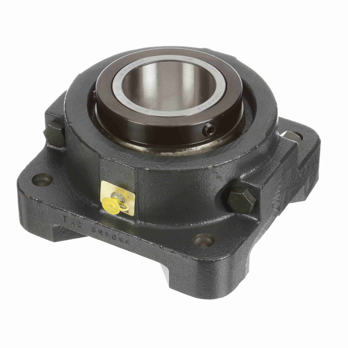 Sealmaster Mounted Cast Iron Four Bolt Flange Tapered Roller - 52100 Bearing Steel - Double Collar Mount Lock - RFB 307