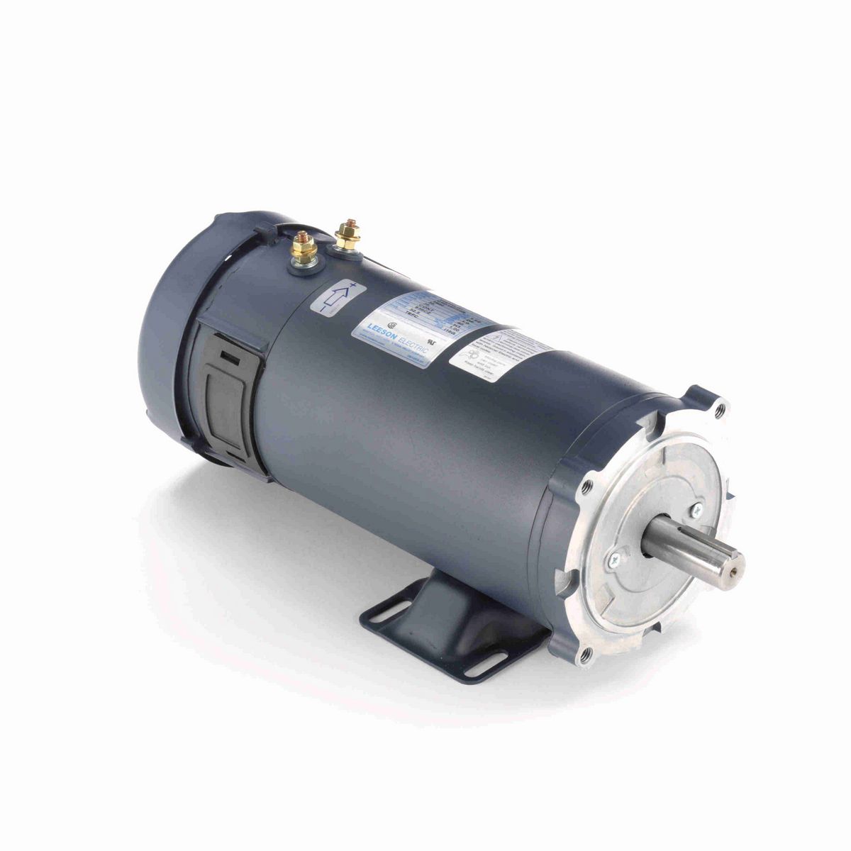 LEESON Low Voltage Motor, 1.50 HP, 36 V, 1800 RPM, S56CZ Frame, TEFC - 109104.00