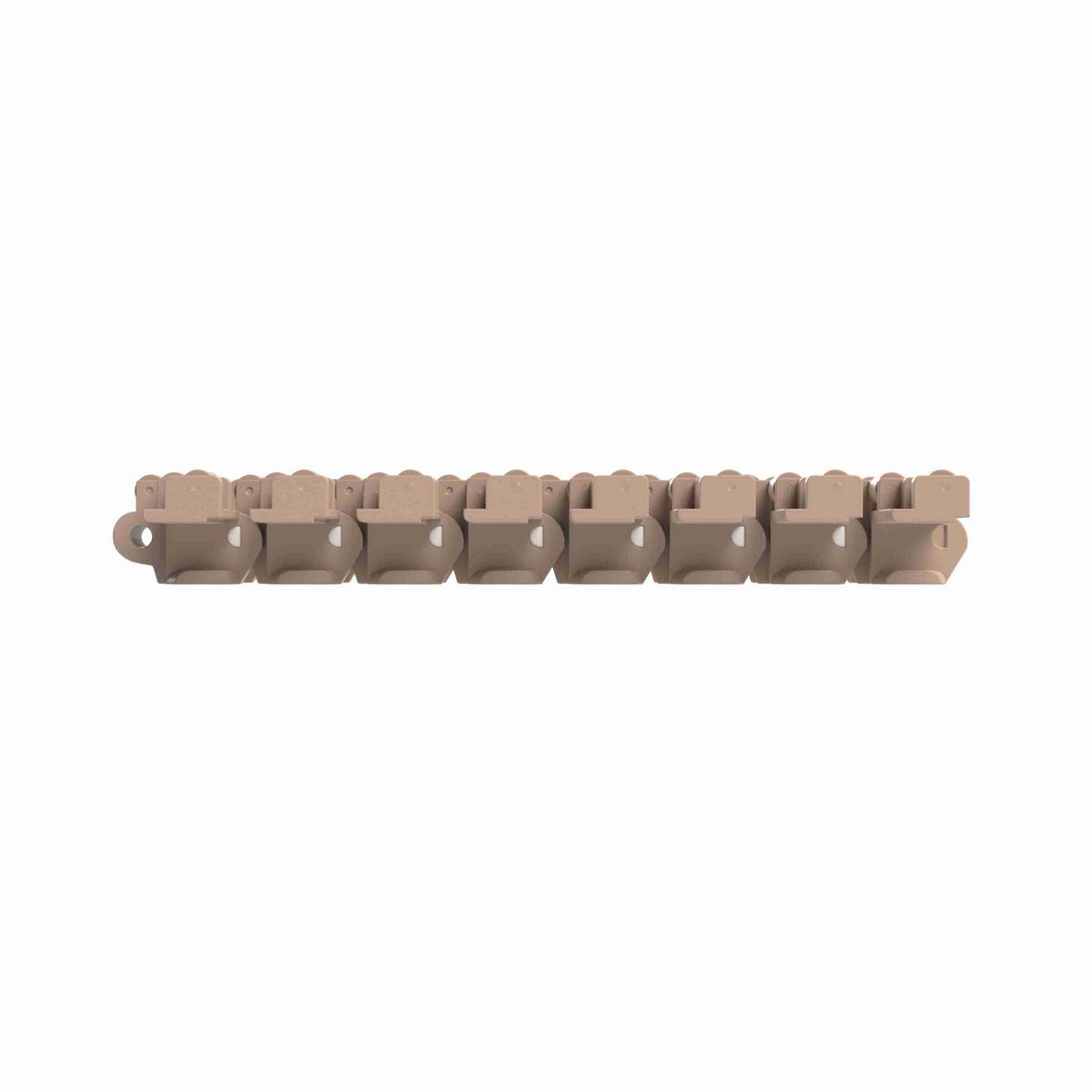Rexnord 883TAB LBP Side-flexing Low Backline Pressure, Material: Tan Low Friction, Width: 7.5in, Pitch: 1.5in - LBP883TK7.5