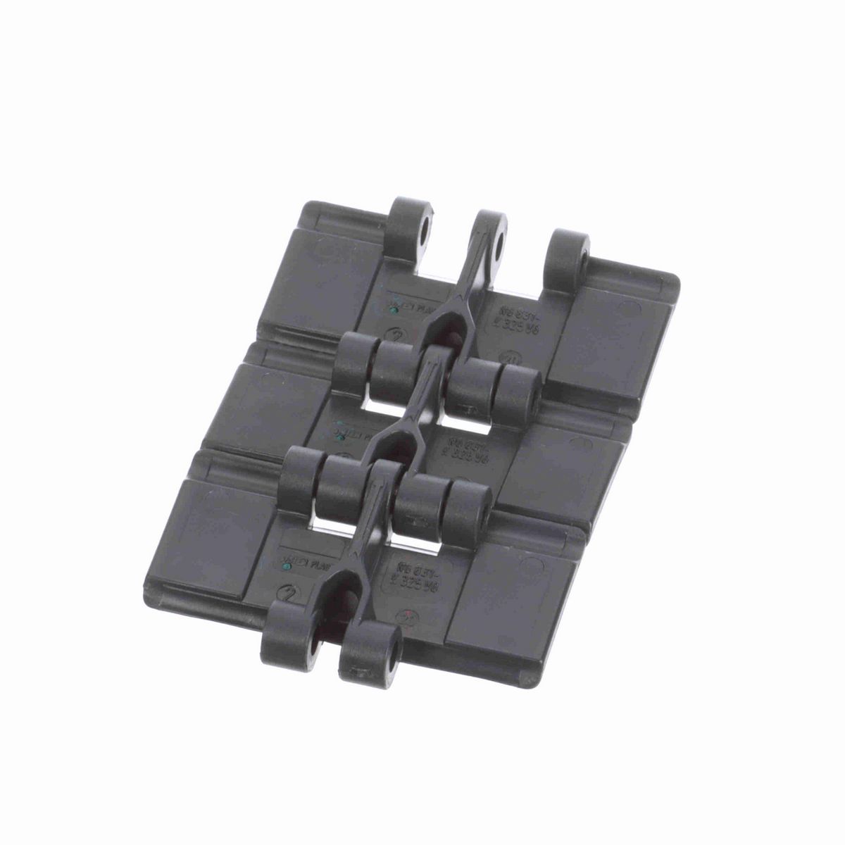 System Plast 831VG Straight Running SuperGrip™, Material: NG evo (Gray Blue), Width: 3.25in, Pitch: 1.5in - NGE831-K325VG