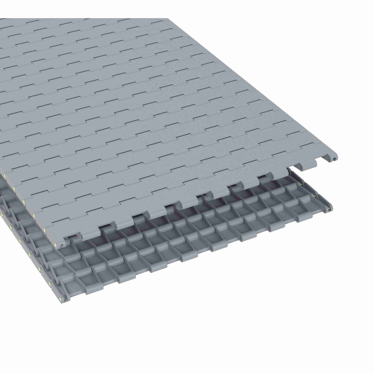 Rexnord 5705 Straight Running Solid Top, Material: Silver Platinum Series™ X, Width: 12in, Pitch: 1.5in - 10353787