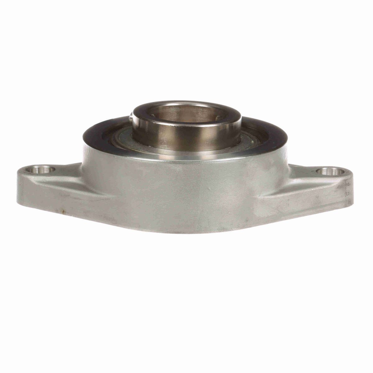 Sealmaster Mounted Stainless Steel Two Bolt Flange Ball Bearing - 52100 Bearing Steel, Phosphorus Nickel Coated - Setscrew Lock - Corrosion Resistant - CRFTS-PN32