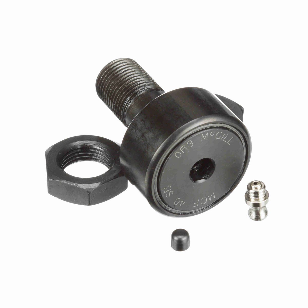 Опорный ролик с цапфой McGill CAMROL MCF 40 SB, бочкообразный, с уплотнением, с шестигранным отверстием, метрический