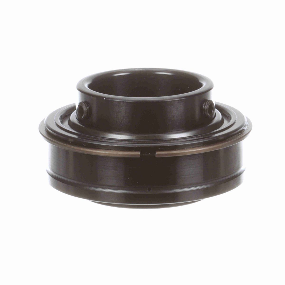 Sealmaster Mounted Insert Only Ball Bearing - 52100 Bearing Steel, Black Oxided - Setscrew Lock - ER-35C