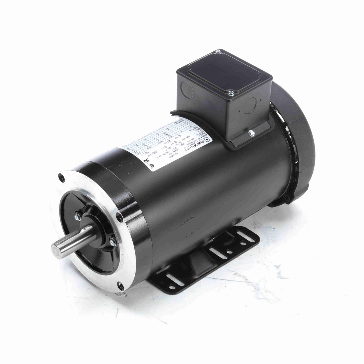 LEESON Speed Ratio Motor, 2 HP, 3 Ph, 60 Hz, 575 V, 1800 RPM, 145TC Frame, TEFC - Y369
