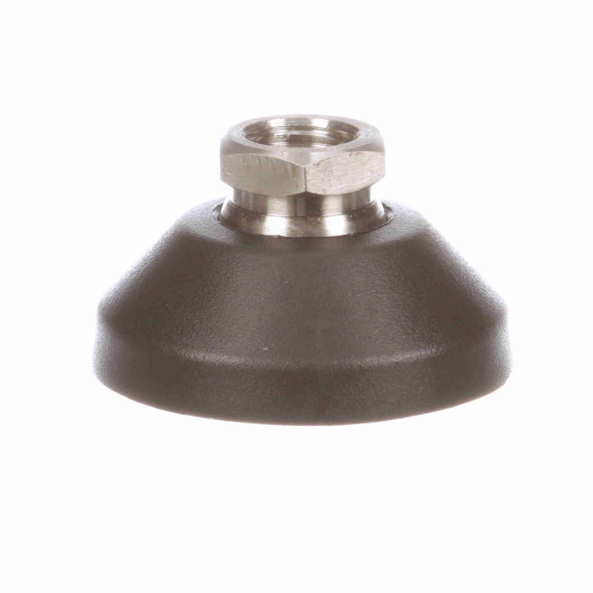 System Plast Articulating Plastic Leveler; Series: VG-501, Base Diameter: 2.38, Spindle Length: -mm, Thread: M16 - VG-501B-01-SM16