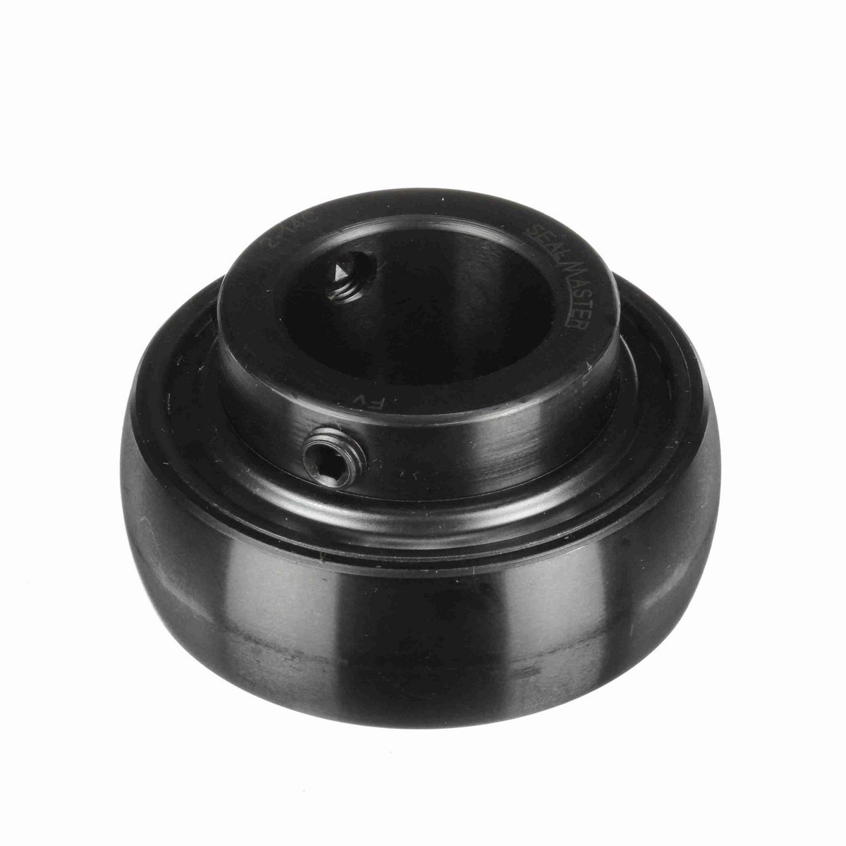 Sealmaster Mounted Insert Only Ball Bearing - 52100 Bearing Steel, Black Oxided - Setscrew Lock - 2-14C