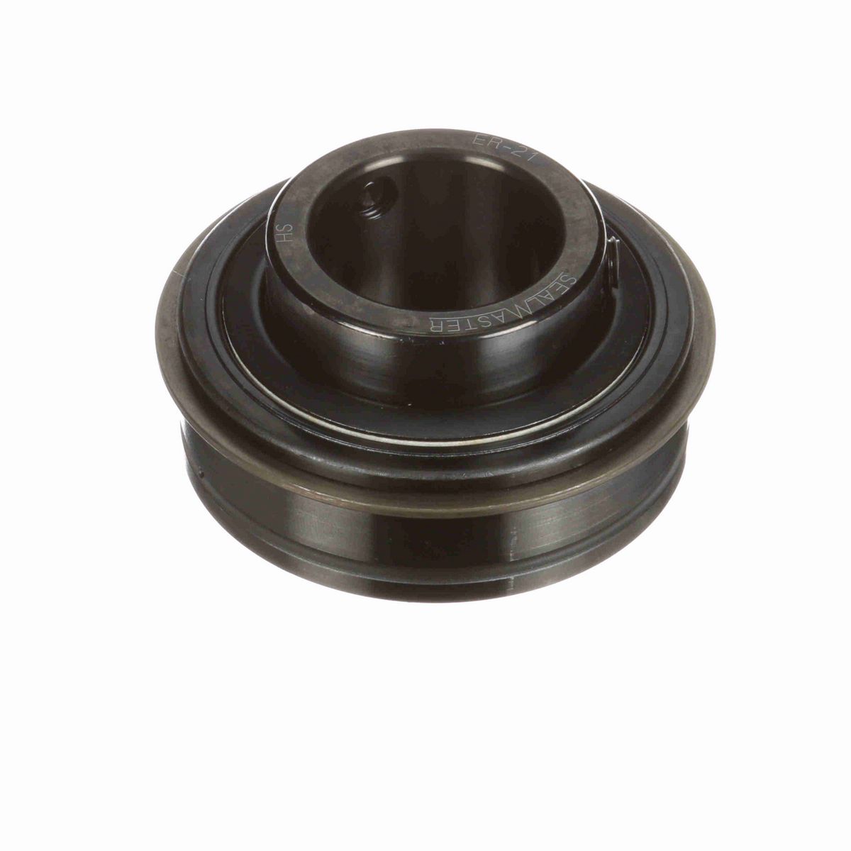 Sealmaster Mounted Insert Only Ball Bearing - 52100 Bearing Steel, Black Oxided - Setscrew Lock - ER-21