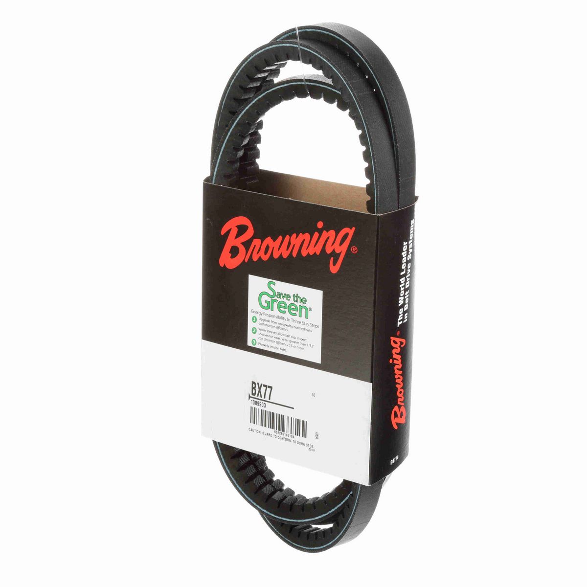 Browning EPDM Notched Belt 98% Efficient - BX77