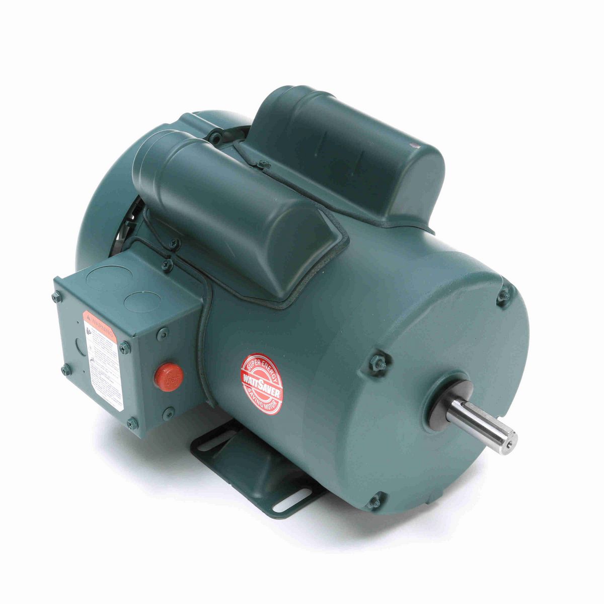 LEESON WATTSAVER® General Purpose Motor, 1 HP, 1 Ph, 60 Hz, 115/230 V, 1800 RPM, 56 Frame, TEFC - 113768.00