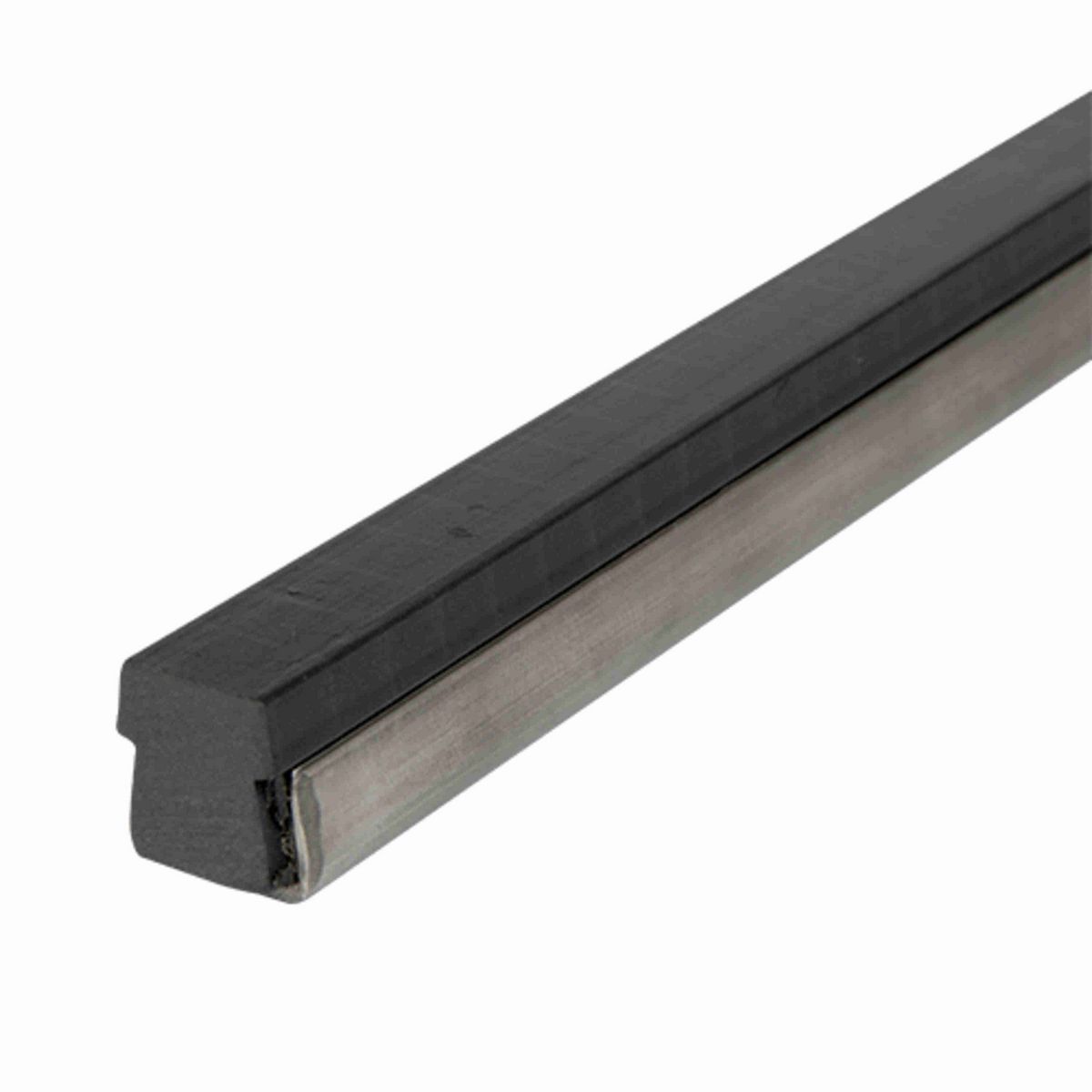System Plast Wide Flat Guide Rail: 1"W X 0.69"H X 240"L Grey Nolu-S - VG-SSWF-NS-20