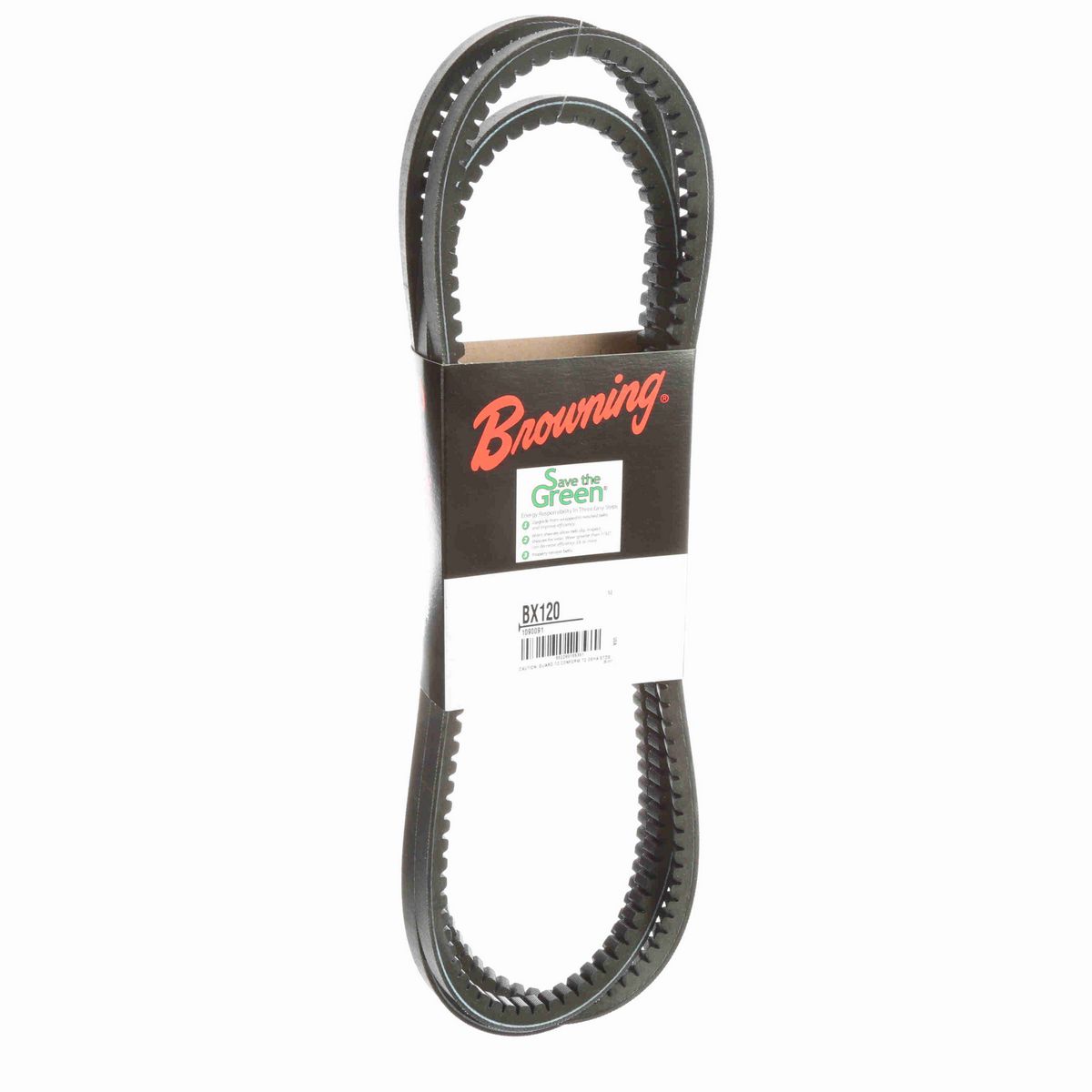 Browning EPDM Notched Belt 98% Efficient - BX120