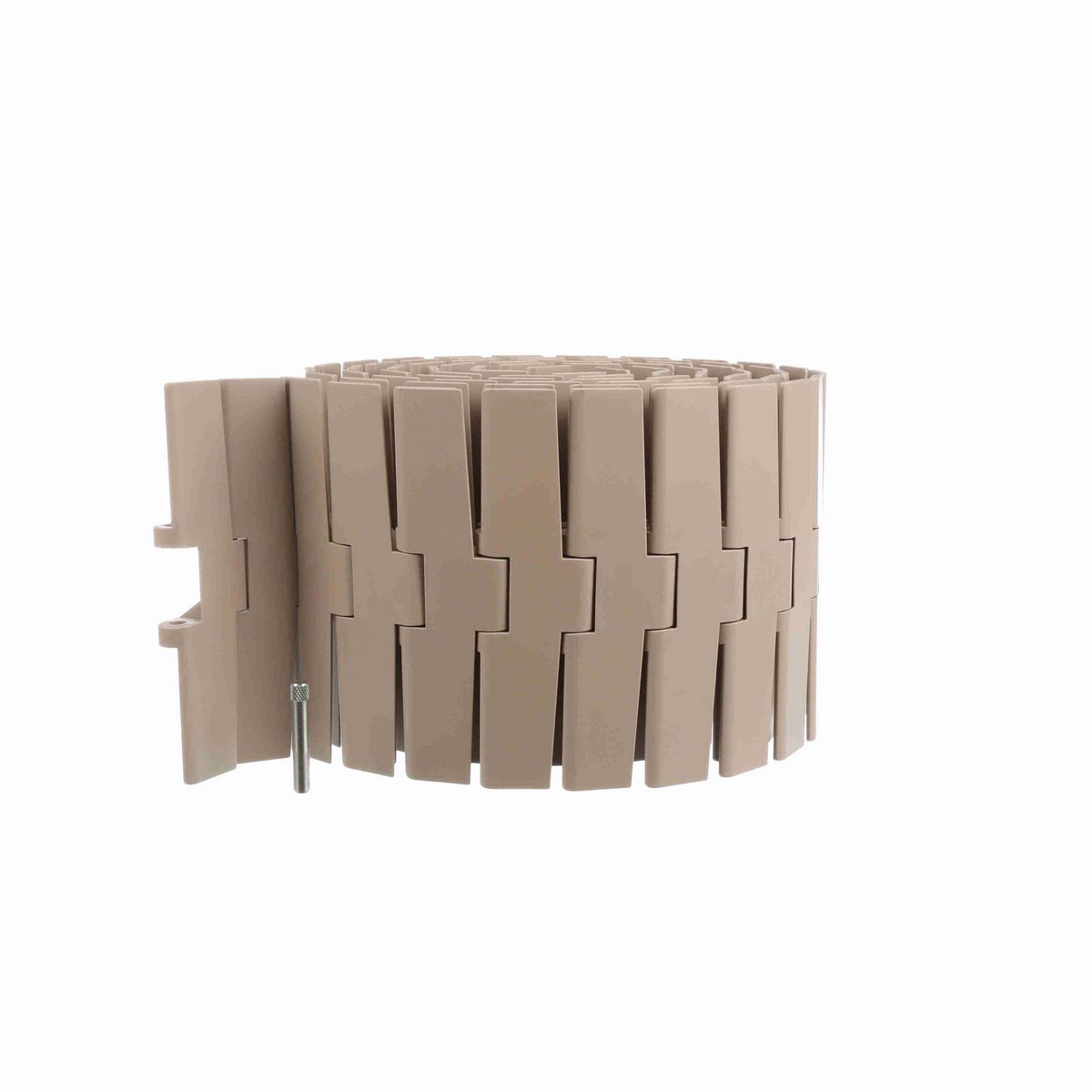 System Plast 882M Side-flexing Solid Top, Material: Tan Low Friction, Width: 7.5in, Pitch: 1.5in - LF882M-K750