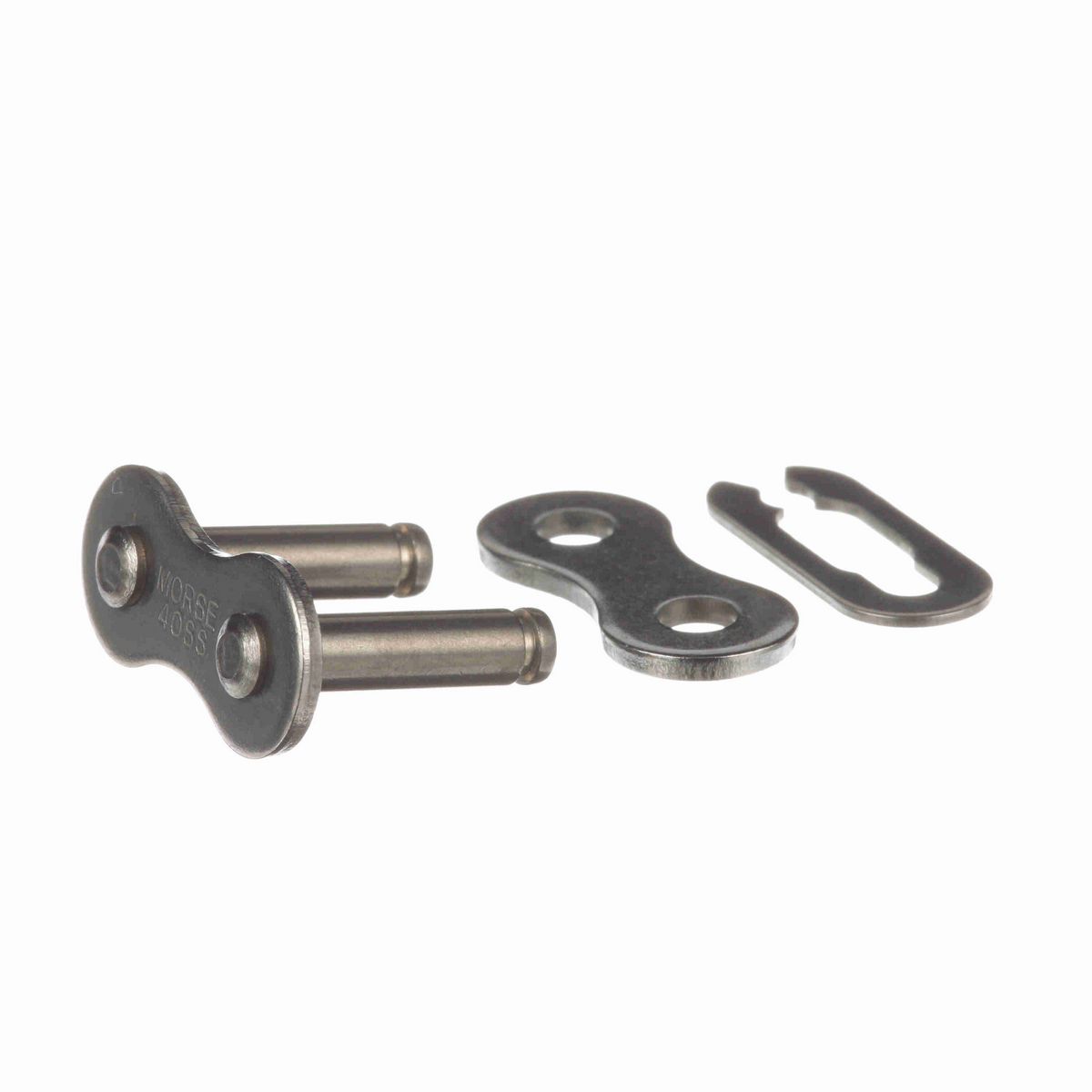 Morse Stainless Steel Roller Chain Spring Clip Connecting Link - 40SS C/L S/C S/F
