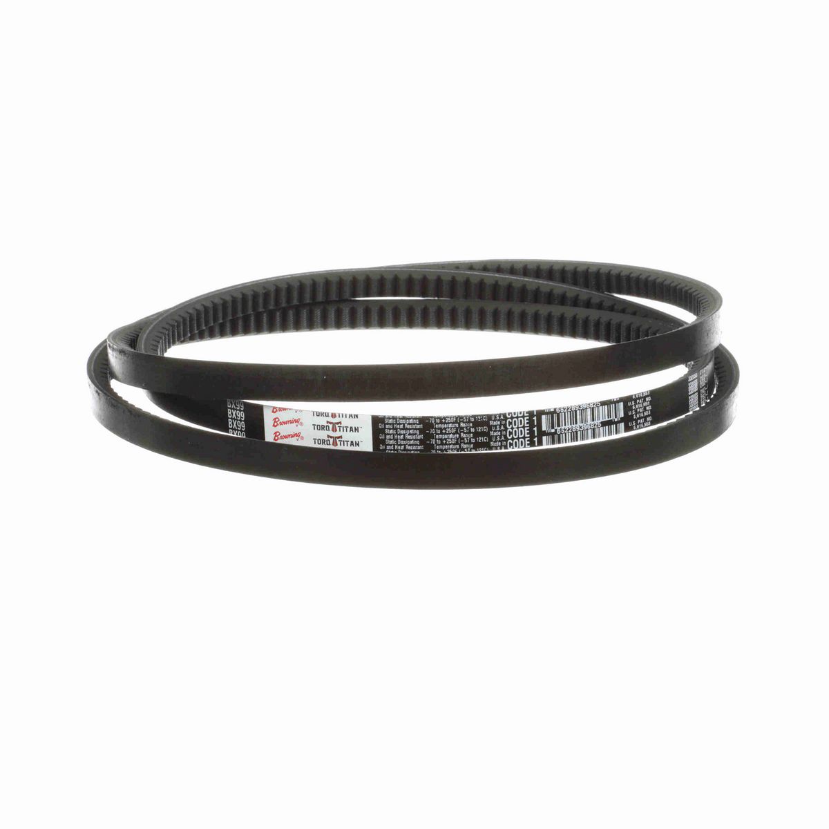 Browning EPDM Notched Belt 98% Efficient - BX99