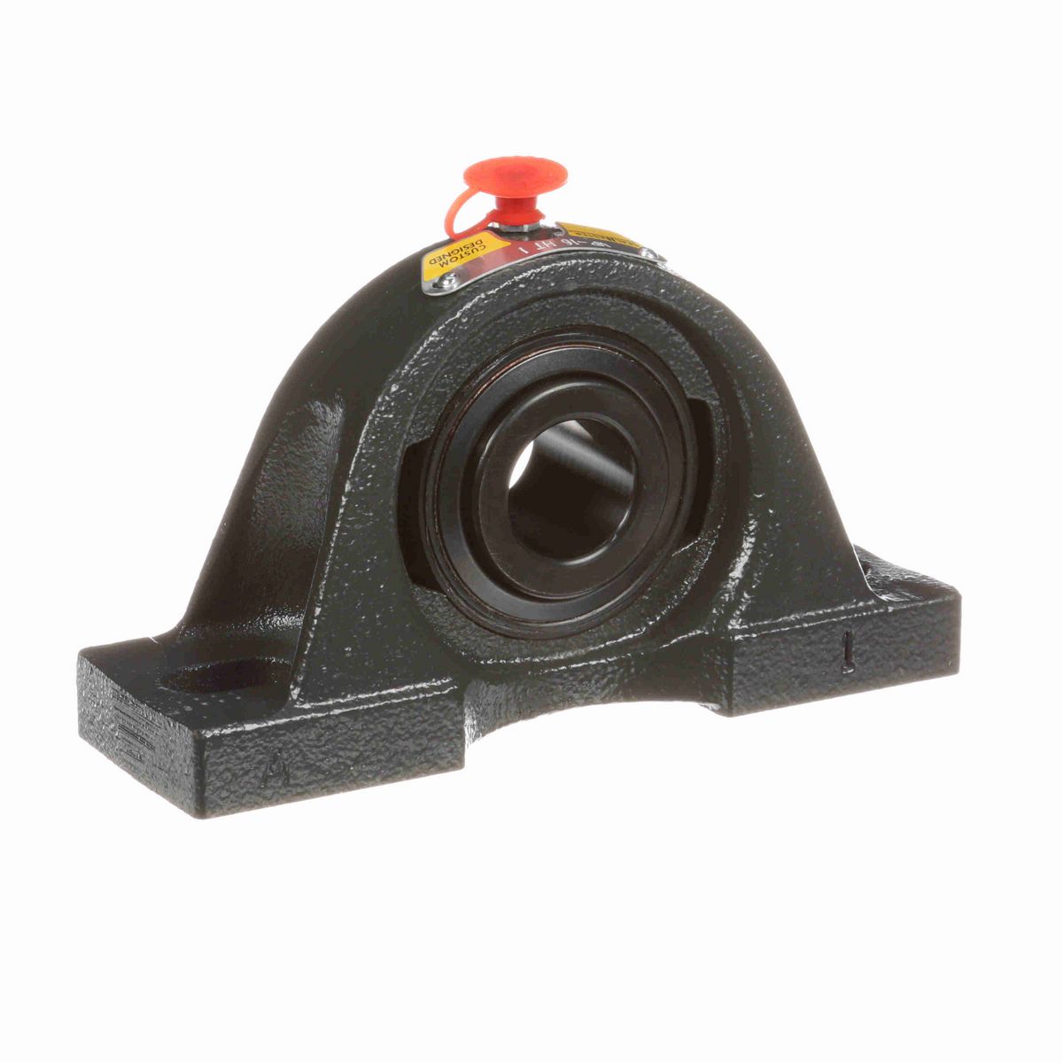 Sealmaster Mounted Cast Iron Two Bolt Pillow Block Ball Bearing - 52100 Bearing Steel, Black Oxided - Setscrew Lock - High Temperature - MP-16 HT